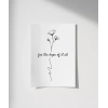 For the Hope of It All  Temalı Minimalist Poster