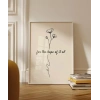 For the Hope of It All  Temalı Minimalist Poster