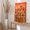 Gelincikler Kanvas Tablo 40x60 cm