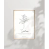 Gentleness Temalı Minimalist Poster