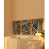 Geometrik Siyah-Beyaz Çizgiler 3lü Poster