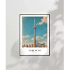 Gökyüzüne Dokunan Toronto Poster