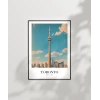 Gökyüzüne Dokunan Toronto Poster