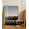 Gölde Su İçen Zebralar Poster