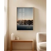 Gölde Su İçen Zebralar Poster