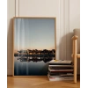 Gölde Su İçen Zebralar Poster