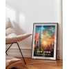 Gün Batımında New York Poster