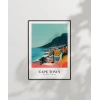 Güney Afrika Masa Dağı Poster