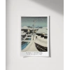 Hasui Kawase Terashima Köyünde Akşam Karı Poster