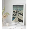Hasui Kawase Terashima Köyünde Akşam Karı Poster