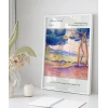 Henri-Edmond Cross Kıyı Boyunca Çamlar 2 Poster