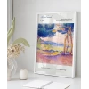 Henri-Edmond Cross Kıyı Boyunca Çamlar 2 Poster