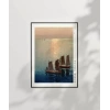 Hiroshi Yoshida Işıltılı Deniz Poster