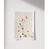 Hokusai Asma Üzerinde Küçük Kırmızı Çiçekler Poster