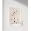 Hokusai Asma Üzerinde Küçük Kırmızı Çiçekler Poster