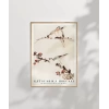 Hokusai Dallara Tünemiş Üç Kuş Poster