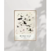 Hokusai Hokusainin Kelebekleri ve Güveleri Poster