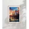 Hong Kongun Dinamik Silüeti Poster