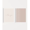 I Love You ve XOXO Minimal Poster Set