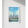 İhtişamlı Guangzhou Gökdelenleri Poster