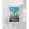 İhtişamlı Guangzhou Gökdelenleri Poster