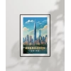 İhtişamlı Guangzhou Gökdelenleri Poster