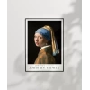 Johannes Vermeer İnci Küpeli Kız Poster
