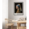 Johannes Vermeer İnci Küpeli Kız Poster