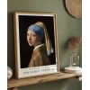 Johannes Vermeer İnci Küpeli Kız Poster