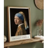 Johannes Vermeer İnci Küpeli Kız Poster