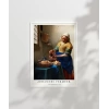 Johannes Vermeer Süt Boşaltan Kadın Poster