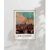 Johannesburg Güney Afrika Seyahat Poster