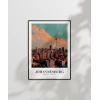 Johannesburg Güney Afrika Seyahat Poster
