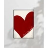 Kalp Tasarımlı Poster