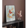 Kamisaka Sekka Japon Kelebekler Poster