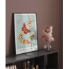 Kamisaka Sekka Japon Kelebekler Poster