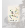 Kamisaka Sekka Vintage Japon Kelebekler Poster
