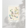 Kamisaka Sekka Vintage Japon Kelebekler Poster
