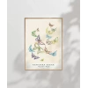 Kamisaka Sekka Vintage Japon Kelebekler Poster