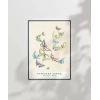 Kamisaka Sekka Vintage Japon Kelebekler Poster