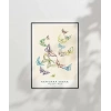 Kamisaka Sekka Vintage Japon Kelebekler Poster