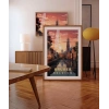 Kanallar Üzerinde Gün Batımı Poster
