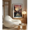Kanallar Üzerinde Gün Batımı Poster