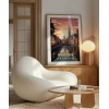 Kanallar Üzerinde Gün Batımı Poster