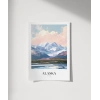 Karlarla Kaplanmış Alaska Poster