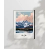 Karlarla Kaplanmış Alaska Poster
