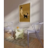 Kedi ve Kadın İllüstrasyon Poster
