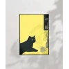 Kitaplıkta Sakinlik Poster