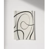 Kıvrımlı Formlarla Grafik Desenli Poster