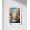 Kopenhag Şehir Manzarası ve Refleksiyon Poster